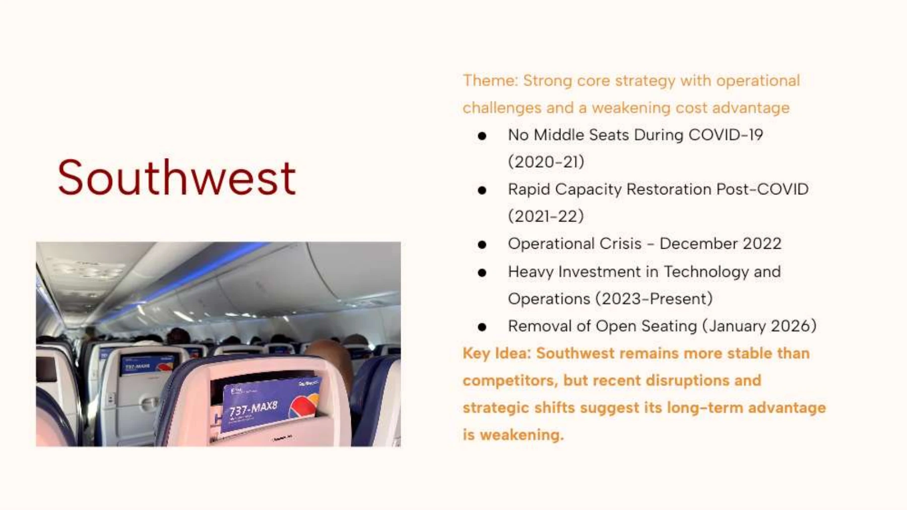 Page 9 of JetBlue, Southwest, and Delta Performance Analysis