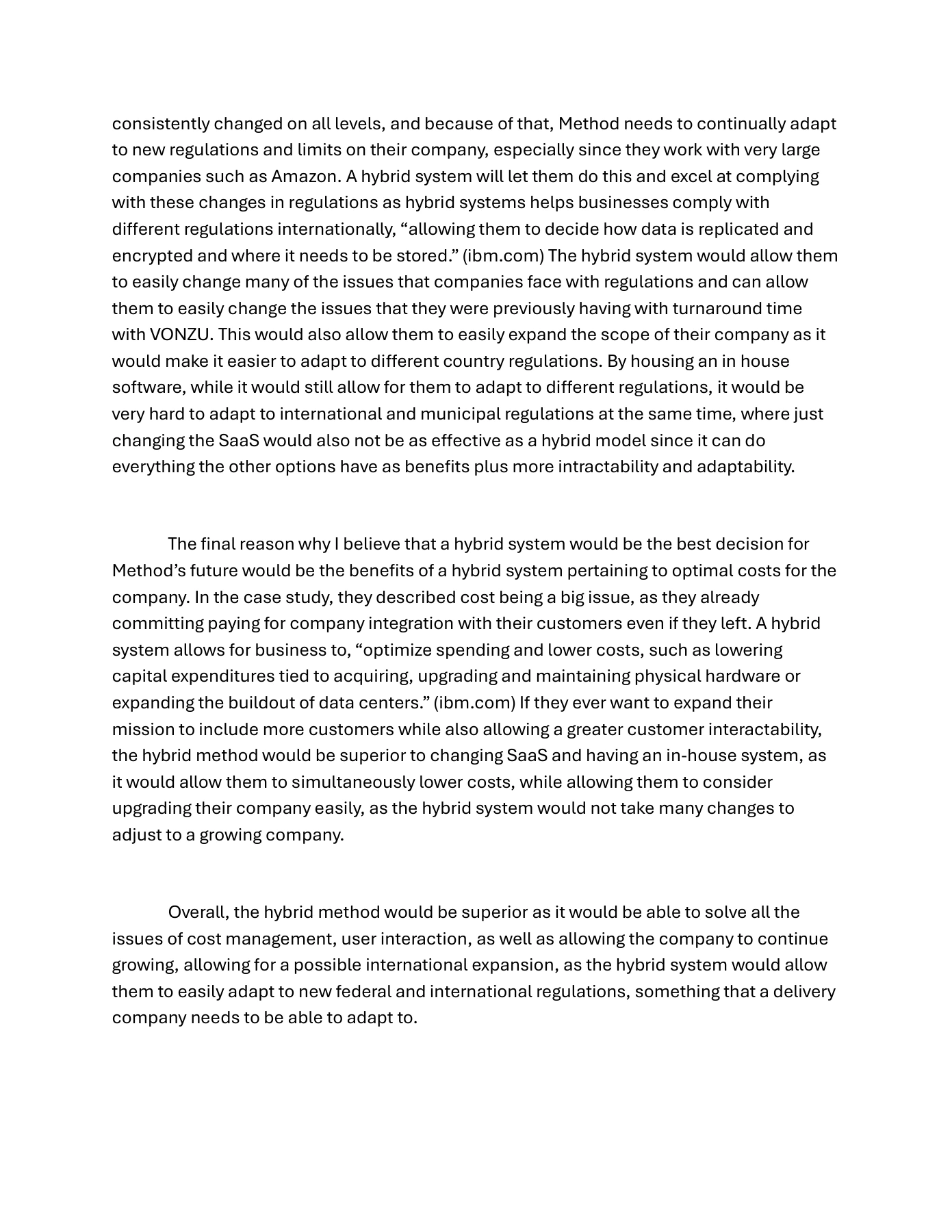 Page 2 of Method Advanced Logistics: Should We Change Our SaaS?